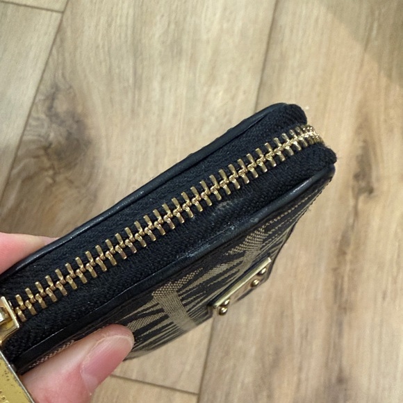 Michael Kors Black and Brown Logo Wallet - Picture 5 of 5